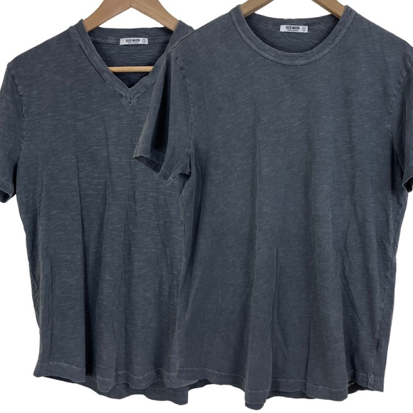 Buck Mason Other - BUCK MASON Bundle of Two Slub Curve Fitted Tees Mens Small